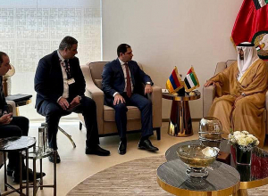 Сурен Папикян встретился с госминистром обороны ОАЭ