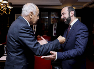 Արարատ Միրզոյանը հանդիպում է ունեցել Արաբական պետությունների լիգայի գլխավոր քարտուղարի հետ