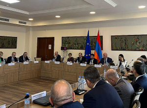 Секретарь СБ РА встретился с членами Службы внешних связей ЕС и делегацией представителей Еврокомиссии