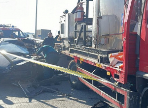 Երասխ-Երևան ճանապարհին «Կիա»-ն բախվել է գծանշում կատարող մեքենային. կա զոհ