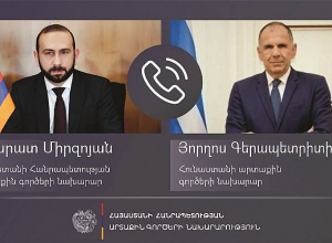 Նախարար Միրզոյանն իր հույն գործընկերոջն է ներկայացրել ՀՀ և Ադրբեջանի միջև հարաբերությունների վերջին զարգացումները