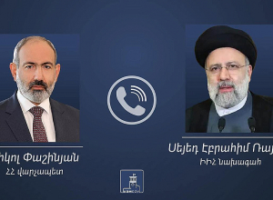 Նիկոլ Փաշինյանը եւ Էբրահիմ Ռայիսին մտքեր են փոխանակել 3+3 տարածաշրջանային հարթակի վերաբերյալ