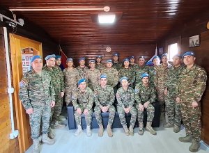 Առաքելություն իրականացնող խաղաղապահ զորախմբի շնորհավորանքը