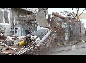 Ապօրինի կառուցված և նորմերին չհամապատասխանող շինությունների ապամոնտաժման գործընթաց Էրեբունի շրջանում