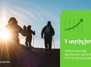 Ամերիաբանկի վարկային պորտֆելը գերազանցել է 1 տրիլիոն ՀՀ դրամը