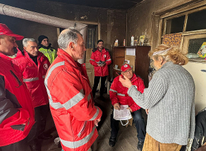 Ադրբեջանի Կարմիր մահիկի աշխատակիցներն այցելել են Արցախում մնացած հայերին