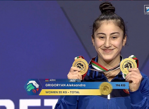 19-ամյա Ալեքսանդրա Գրիգորյանը՝ ծանրամարտի Եվրոպայի մեծահասակների չեմպիոն (լուսանկարներ)