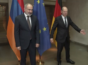 Տեղի է ունեցել վարչապետ Փաշինյանի եւ Գերմանիայի կանցլեր Օլաֆ Շոլցի հանդիպումը