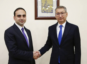 Ավինյանն ու Իմանբաևը հանդիպման ընթացքում անդրադարձել են Երևանի և Աստանայի միջև համաձայնագրի ստորագրմանը