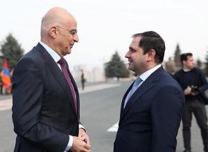 Սուրեն Պապիկյանն ընդունել է Հունաստանի ազգային պաշտպանության նախարարին (լուսանկարներ)