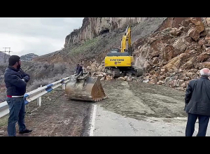 Քարաթափման հետևանքների վերացման աշխատանքներ Գնդեվազ-Ջերմուկ հատվածում