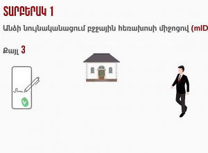 Եկամուտների հայտարարագիր ներկայացնող քաղաքացիները պետք է  անցնեն անձի նույնականացման գործընթաց