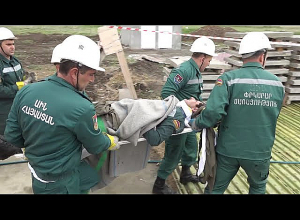 Փրկարարի համար առաջնահերթը մարդու կյանքն ու առողջությունն է  անցկացվել են գործնական պարապմունքներ