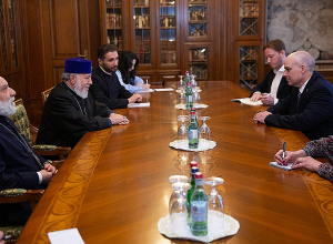 Ամենայն Հայոց Կաթողիկոսն ընդունեց ՀՀ-ում Ավստրալիայի դեսպանին