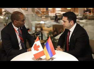 Ալեն Սիմոնյանը հանդիպել է Կանադայի խորհրդարանի Ներկայացուցիչների պալատի խոսնակին.