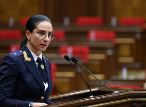 Գլխավոր դատախազն Ազգային ժողովին է ներկայացրել Դատախազության գործունեության մասին 2023 թվականի հաղորդումը