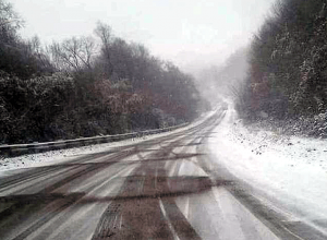 Ջերմուկ քաղաքում ձյուն է տեղում