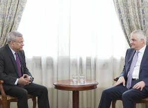 Մհեր Գրիգորյանն ընդունել է ԱԶԲ փոխնախագահին