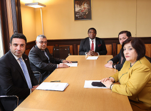 Ժնեւում տեղի է ունեցել Ալեն Սիմոնյանի եւ Սահիբա Գաֆարովայի հանդիպումը