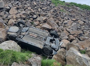 Ավտոմեքենան գլխիվայր շրջվել է ձորակը. կան տուժածներ