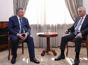 Мгер Григорян принял первого заместителя гендиректора государственной корпорации «Росатом»