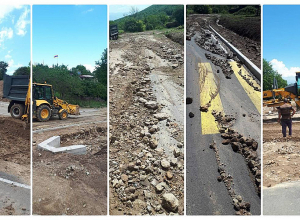 Երեկ տեղացած հորդառատ անձրևների և հեղեղումների հետևանքով Շուռնուխը հայտնվել է տրանսպորտային մեկուսացման մեջ