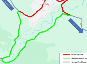 ժամանակավորապես կփակվի Կիրանց գյուղով անցնող ճանապարհը