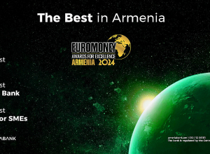 Америабанк удостоился трех наград Euromoney «За превосходство» в 2024 году: «Лучший банк», «Лучший цифровой банк» и «Лучший банк для МСП» в Армении.