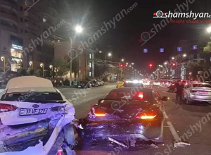 Շղթայական ավտովթար՝ Երևանում. կա վիրավոր