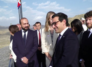 Հայաստանի և Ֆրանսիայի ԱԳ նախարարների այցելությունը Վեդիի ջրամբար