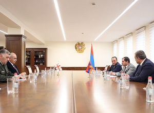 Սուրեն Պապիկյանն ընդունել է ՀՀ-ում  Վրաստանի  դեսպանին՝ Հայաստանում Վրաստանի նոր ռազմական կցորդի նշանակման կապակցությամբ