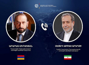 Արարատ Միրզոյանը հեռախոսազրույց է ունեցել Իրանի արտաքին գործերի նախարար Սեյեդ Աբբաս Արաղչիի հետ