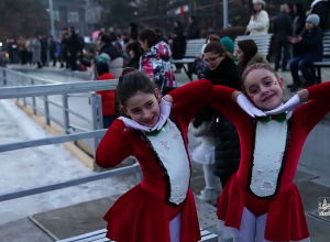 Արի սահադաշտ  Կարապի լիճը պատրաստ է ձմռանը