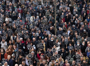 Հրանտ Դինքի հիշատակը հարգել են այնտեղ, որտեղ նա սպանվել է 18 տարի առաջ