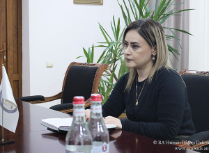 Պաշտպանը կարևորել է Լեռնային Ղարաբաղից բռնի տեղահանված անձանց իրավունքների պաշտպանության հարցում համագործակցությունը