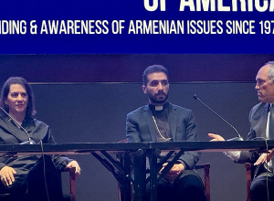 Հայր Գարեգինը Կոնգրեսում բարձրաձայնել է Արցախի ժառանգության և բռնի տեղահանված հայերի իրավունքների մասին