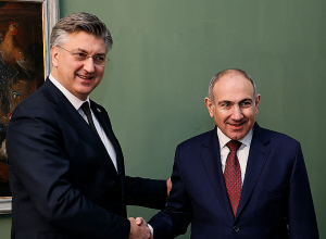 Նիկոլ Փաշինյանը հանդիպում է ունեցել Խորվաթիայի վարչապետի հետ