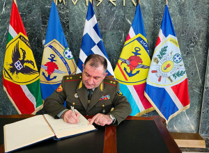 Էդվարդ Ասրյանն այցելել է Հունաստանի ԶՈՒ ցամաքային զորքերի ռազմական ակադեմիա