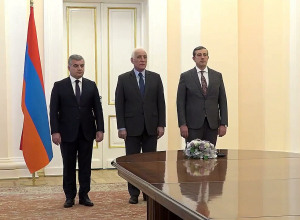 Հանրապետության նախագահի նստավայրում տեղի է ունեցել դատավորների երդման արարողություն