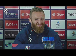 Ջոն վան՛տ Սխիպի և Վարազդատ Հարոյանի նախախաղային մամուլի ասուլիսը