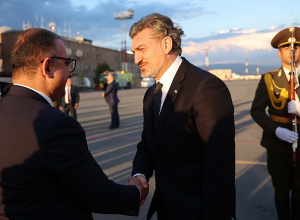 Վրաստանի նախագահ Միխեիլ Կավելաշվիլին ժամանել է Հայաստան