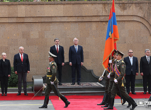 Վրաստանի նախագահի դիմավորման արարողությունը (ֆոտոշարք)