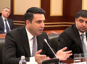 ՀՀ ԱԺ նախագահը հանդիպել է Ղազախստանի խորհրդարանի Մաժիլիսի նախագահին