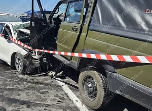 Գեղարքունիքի մարզում բախվել են ՀՀ ՊՆ «UAZ Patriot»-ն ու «Kia»-ն. կա 1 զոհ, 3 վիրավոր