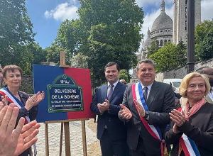 Հարգանքի տուրք Շառլ Ազնավուրին. «La Bohème» դիտահարթակի բացումը Մոնմարտրում