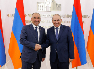 Վարչապետը հյուրընկալել է Ղրղզստանի խորհրդարանի նախագահի գլխավորած պատվիրակությանը
