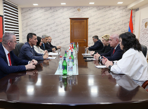 Ժաննա Անդրեասյանն ընդունել է Վրաստանի մշակույթի նախարար Թինաթին Ռուխաձեին