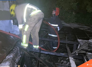 Վաղարշապատում հրդեհ է բռնկվել. վնասվել է գրասենյակ և բնակելի տուն