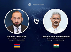 Հայաստանի ու Հնդկաստանի ԱԳ նախարարները քննարկել են տարածաշրջանում ստեղծված իրավիճակը