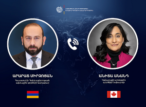 Հայաստանի և Կանադայի ԱԳ նախարարների հեռախոսազրույցը